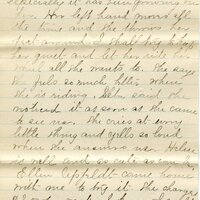 Handwritten 8 page letter from Marcia Bruner to Lawrence Bruner, "Well, I did not write to you last…"