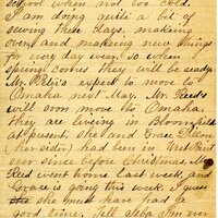 Handwritten 2 page letter from Mother to Marcia Bruner, Lawrence Bruner, and all, "I will now answer your kind letters…"