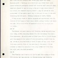 Frank H. Shoemaker typescript, 32 pages, detailing bird sightings, field trips, photography, and associated activities in Omaha, Nebraska.