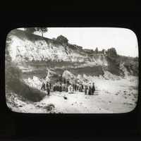 Original caption: 14-9-09 View in [Yankee Hill Clay pit.] Cullom Gravel. Cass County.   (121111-00272)