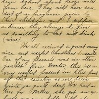 Handwritten 8 page letter from Ella Bruner to Lawrence Bruner, "I have been wanting to write to you for a long time…"
