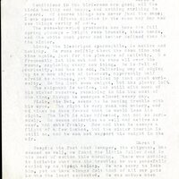 Frank H. Shoemaker typescript, 20 pages, detailing bird sightings, field trips, photography, and associated activities in Omaha, Nebraska.