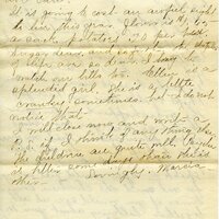 Handwritten 4 page letter from Marcia Bruner to Lawrence Bruner, "It has been another distressingly hot week and everyone…"
