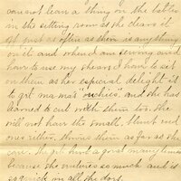 Handwritten 11 page letter from Marcia Bruner to Lawrence Bruner, "Today is Friday, but I thought I would…"