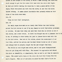 Elizabeth Van Sant transcribed letters