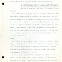 Frank H. Shoemaker typescript, 11 pages, on birds living in bird room in Omaha home with a list of birds in general Omaha region.