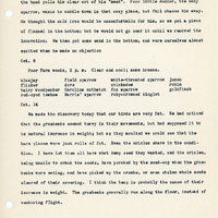 Elizabeth Van Sant transcribed letters
