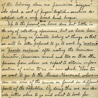 Handwritten 4 page letter from Lawrence Bruner to Psyche, "Well here we are in the capital city of this southmost…"