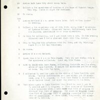 Frank H. Shoemaker typescript, 2 pages, on collecting trips in Califorina and Arizona.
