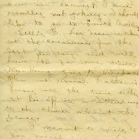 Handwritten 18 page letter from Amy Bruner to Lawrence Bruner, "Did you think I was never going to write…"