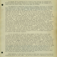 Frank Shoemaker Narratives, Sidney, Banner County, Scotts Bluff, July 30-Aug. 9, 1911