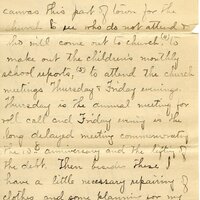 Handwritten 3 page letter from unkown to Lawrence Bruner, "I didn't intend to write another letter until I had…"