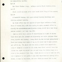 Frank H. Shoemaker typescript, 32 pages, detailing bird sightings, field trips, photography, and associated activities in Omaha, Nebraska.