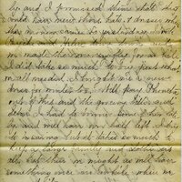 Handwritten 5 page letter from Marcia Bruner to Lawrence Bruner, "I think I will have to change the day that I write…"