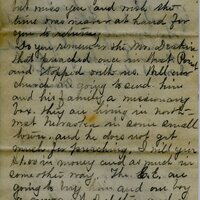 Handwritten 6 page letter from Marcia Bruner to Lawrence Bruner, "It is again Sunday and I thought I would write to you…"