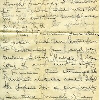 Handwritten 10 page letter from Amy Bruner to Lawrence Bruner, "You see by the heading that I am at Wisner…"