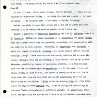 Frank H. Shoemaker typescript, 11 pages, notes and bird lists from field trip at Havelock, Nebraska, and areas surrounding Lincoln, Nebraska