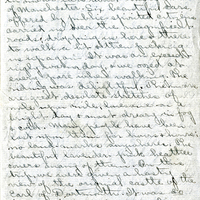 Edith Schwartz Clements handwritten letter