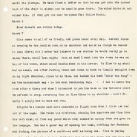 Elizabeth Van Sant transcribed letters