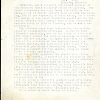 Frank H. Shoemaker typescript, 20 pages, detailing bird sightings, field trips, photography, and associated activities in Omaha, Nebraska.
