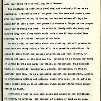 Frank H. Shoemaker typescript, 23 pages, on the bird-room in Omaha home