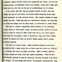 Frank H. Shoemaker typescript, 23 pages, on the bird-room in Omaha home