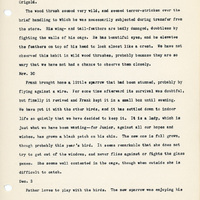 Elizabeth Van Sant transcribed letters