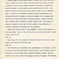 Elizabeth Van Sant transcribed letters