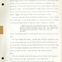 Frank H. Shoemaker typescript, 46 pages, detailing bird sightings, field trips, photography, and associated activities in Omaha, Nebraska.