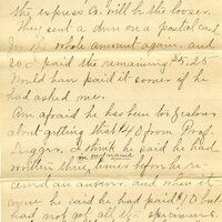 Handwritten 11 page letter from Marcia Bruner to Lawrence Bruner, "Today is Friday, but I thought I would…"