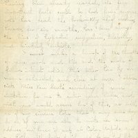 Handwritten letter, 6 pages, from Paul F.C. to Frank H. Shoemaker, "I regret that these seven weeks have elapsed with not my finding favorable opportunity to write you I fear you have thought it a little..."