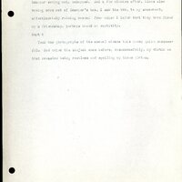Frank H. Shoemaker typescript, 2 pages, on lizard living in bird room in Omaha home, 2 pages.