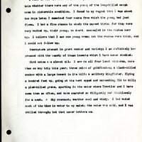 Frank H. Shoemaker typescript, 46 pages, detailing bird sightings, field trips, photography, and associated activities in Omaha, Nebraska.
