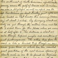 Handwritten 4 page letter from Lawrence Bruner to Psyche, "Well here we are in the capital city of this southmost…"