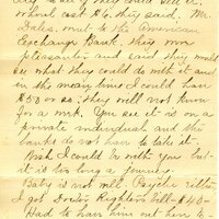 Handwritten 2 page letter from Marcia Bruner to Lawrence Bruner, "Your letter of June 16 just came…"