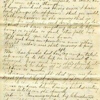 Handwritten 5 page letter from Marcia Bruner to Lawrence Bruner, "I think I will have to change the day that I write…"
