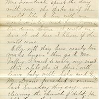 Handwritten 7 page letter from Marcia Bruner to Lawrence Bruner, "I suppose it is about time I should write to you although I feel as if it might..."