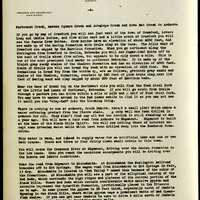 Frank H. Shoemaker typescript, 7 pages, detailing story titled "Wild Goose Trip."