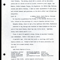 Frank H. Shoemaker typescript, 9 pages, on Wildcat Range and owls, fossils, and lantern slides.