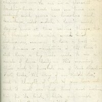 Handwritten letter, 6 pages, from Paul F.C. to Frank H. Shoemaker, "I regret that these seven weeks have elapsed with not my finding favorable opportunity to write you I fear you have thought it a little..."