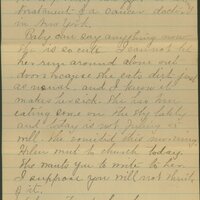 Handwritten 6 page letter from Marcia Bruner to Lawrence Bruner, "Who would have thought…"