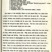 Frank H. Shoemaker typescript, 23 pages, on the bird-room in Omaha home