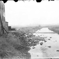 Original caption: Swingles establishment, where the leading Lincoln stink comes from, Salt Basin. Lancaster County.