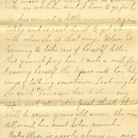 Handwritten 11 page letter from Marcia Bruner to Lawrence Bruner, "Today is Friday, but I thought I would…"
