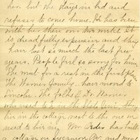Handwritten 11 page letter from Marcia Bruner to Lawrence Bruner, "Today is Friday, but I thought I would…"