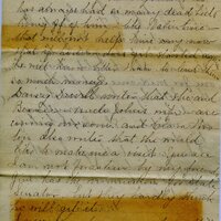 Handwritten 6 page letter from Marcia Bruner to Lawrence Bruner, "I was so busy all day yesterday…"