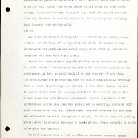 Frank H. Shoemaker typescript, 11 pages, on birds living in bird room in Omaha home with a list of birds in general Omaha region.